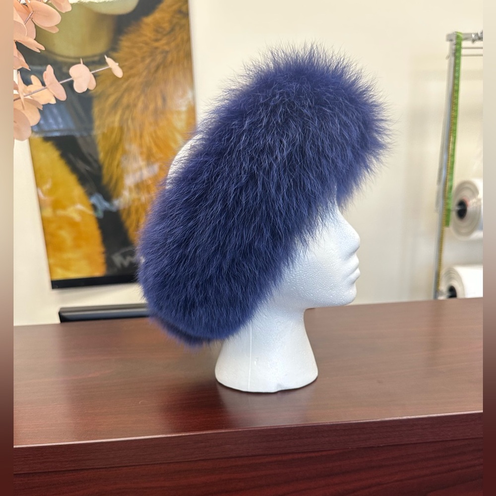 Royal Blue Fox Head Band